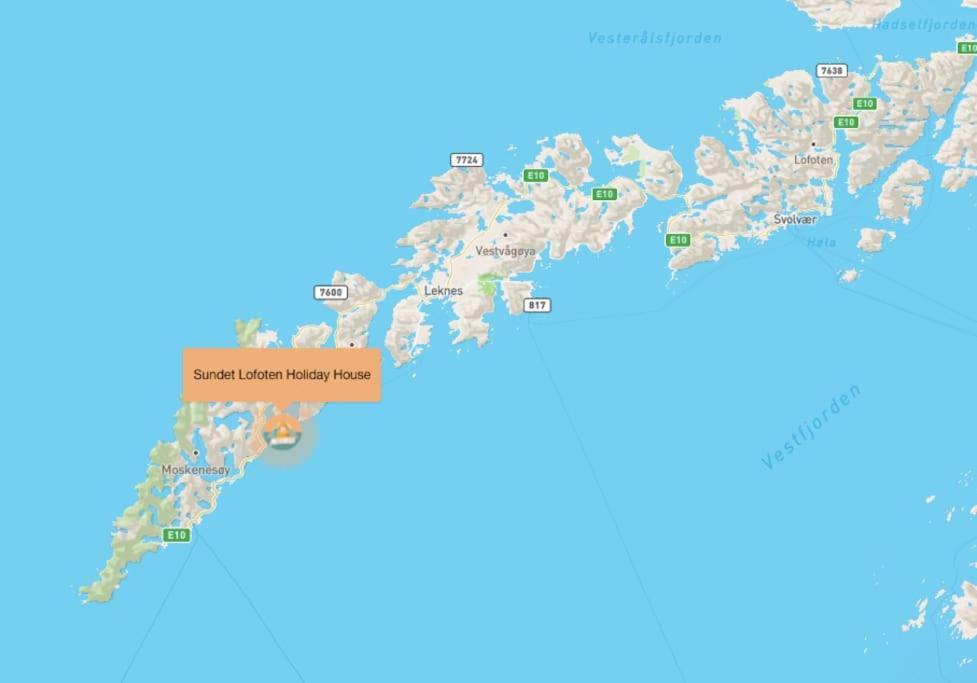 Sund  Sundet Lofoten Holiday House 빌라 외부 사진